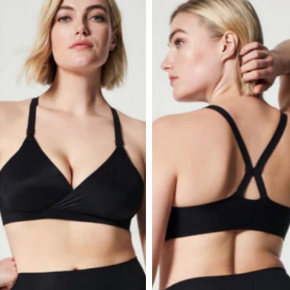Spanx black nursing bra llelujah size Xlarge - Picture 2 of 16